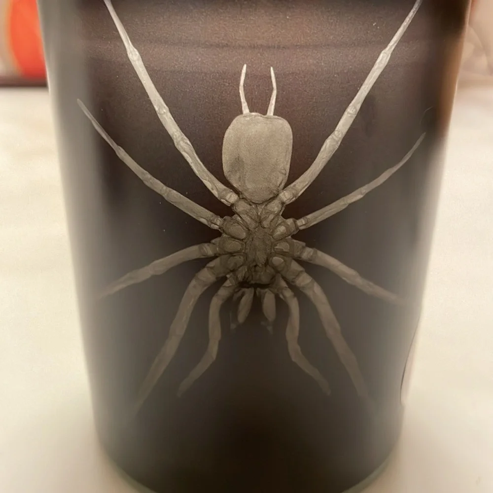 Halloween color changing spider X-ray candle